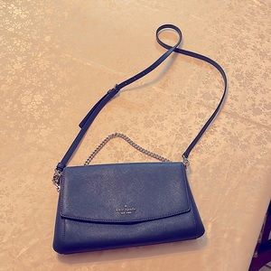 NWOT KATE SPADE Navy Blue Cross Body Handbag**
